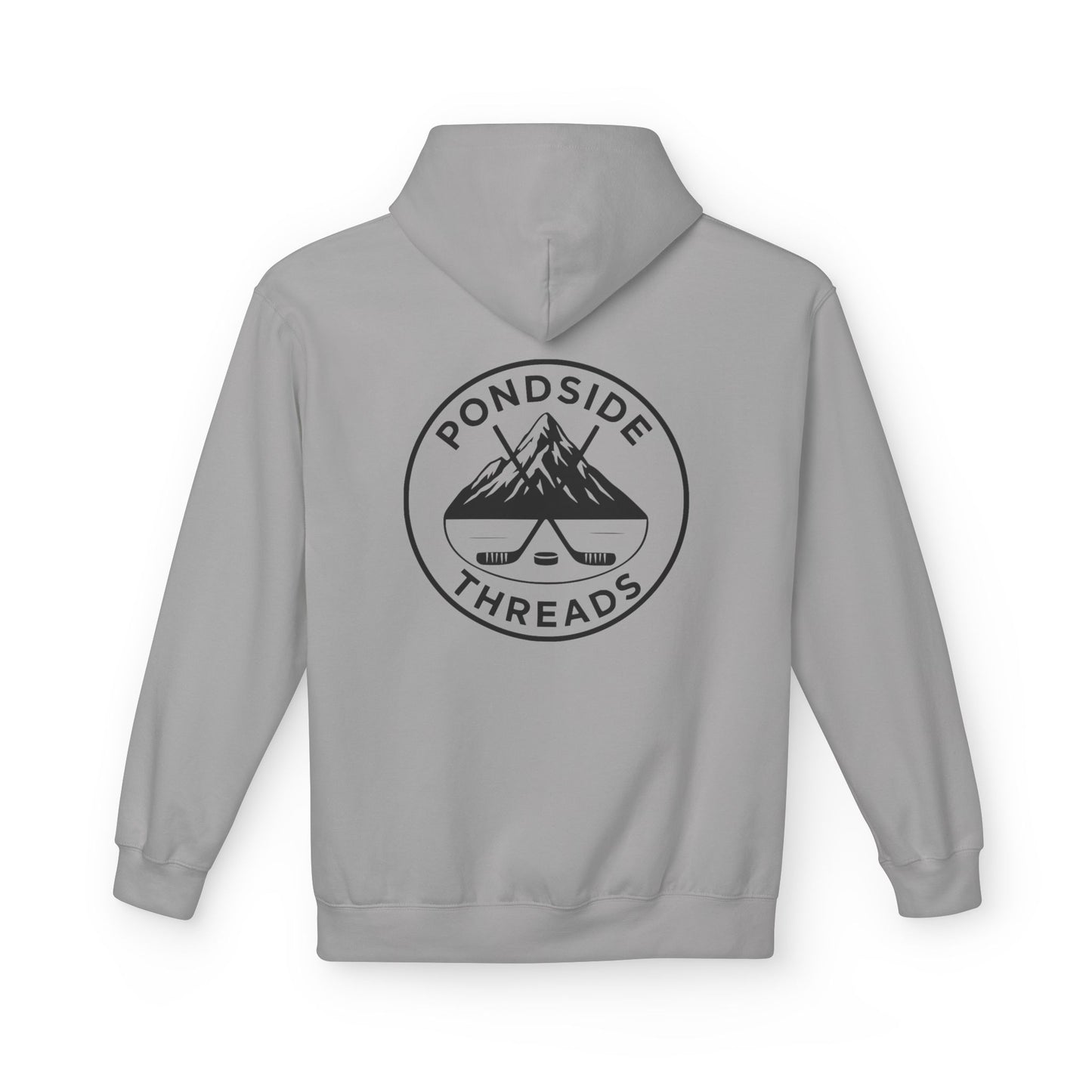 Grey - Pondside Threads Hoodie