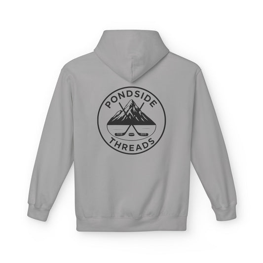 Grey - Pondside Threads Hoodie
