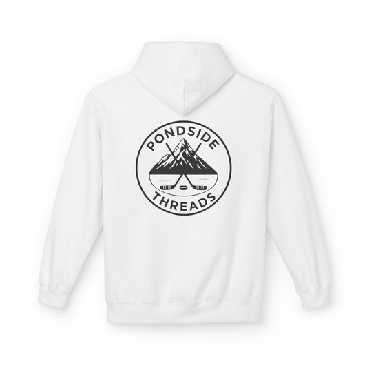 Natural White - Pondside Threads Hoodie