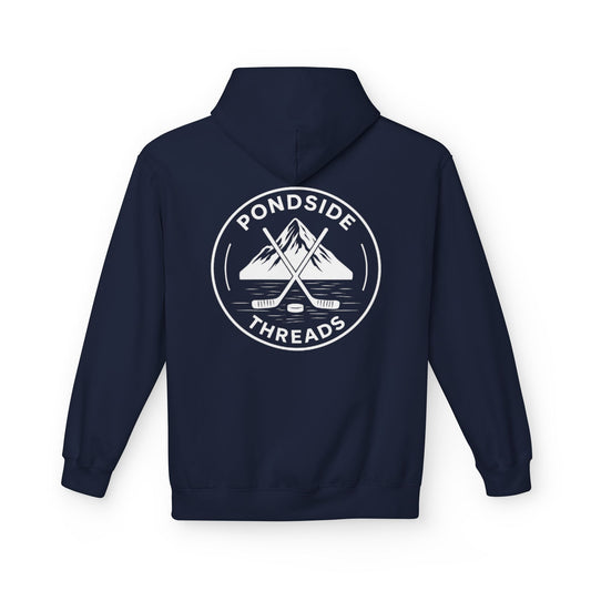 Navy Blue - Pondside Threads Hoodie